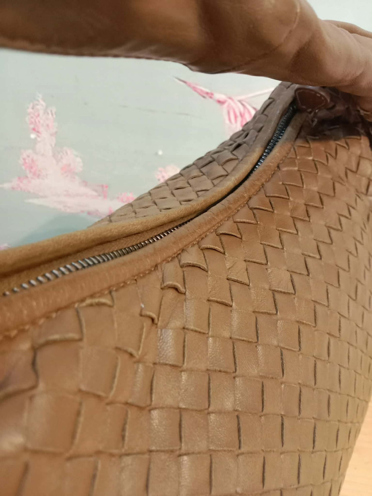 Bottega Veneta Hobo Intrecciato Bag Brown
