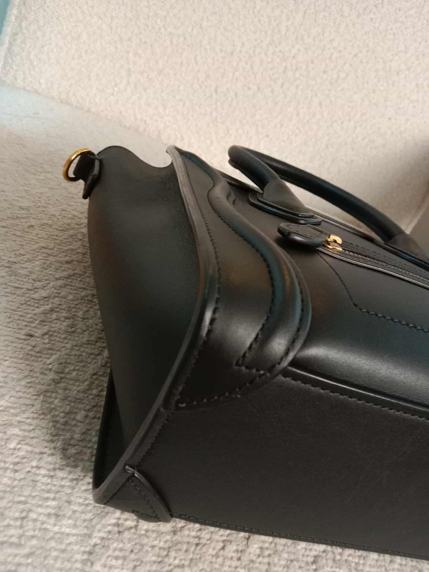 Celine Nano Luggage Bag Black