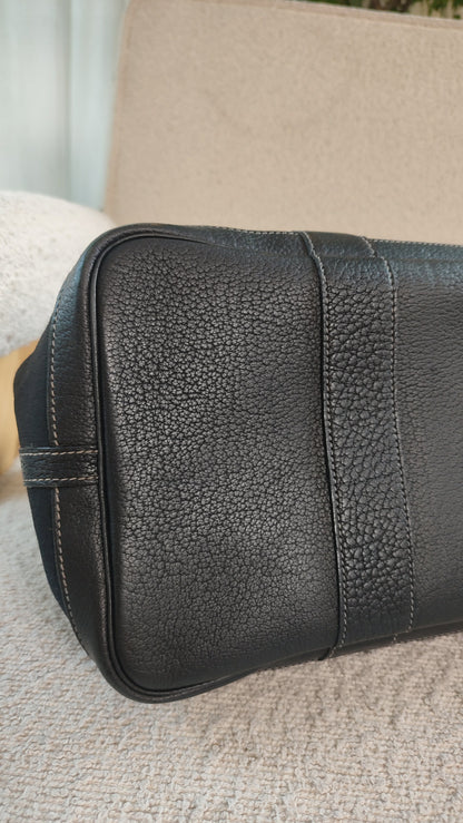 Hermes GPT 36 Noir Canvas/Leather Bag Stamp T 2015