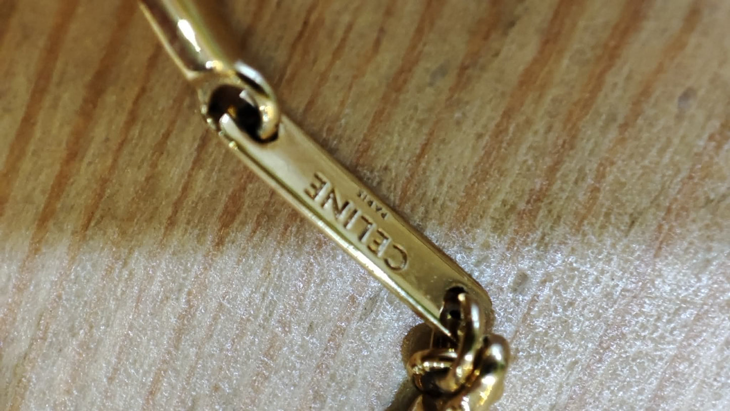 Celine Vintage Gold Necklace