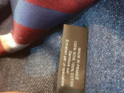Hermes Petit H Denim Tote