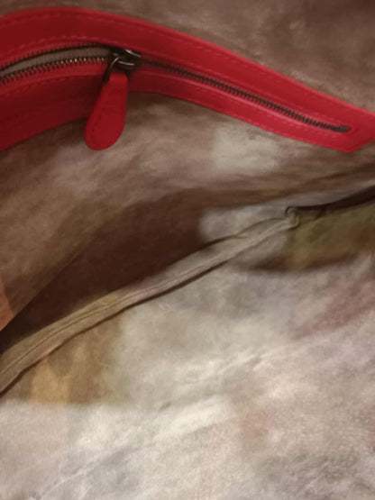 Bottega Veneta Intrecciato Hobo Bag Red