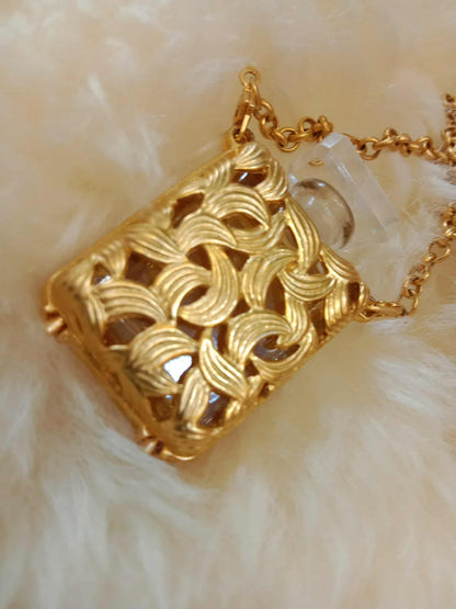 Chanel No. 5 Vintage Perfume Bottle Necklace
