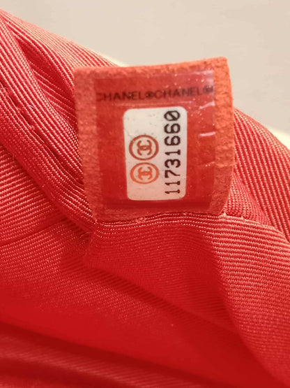 Chanel 2.55 Reissue Double Flap in Coral Jersey Fabric Series 11