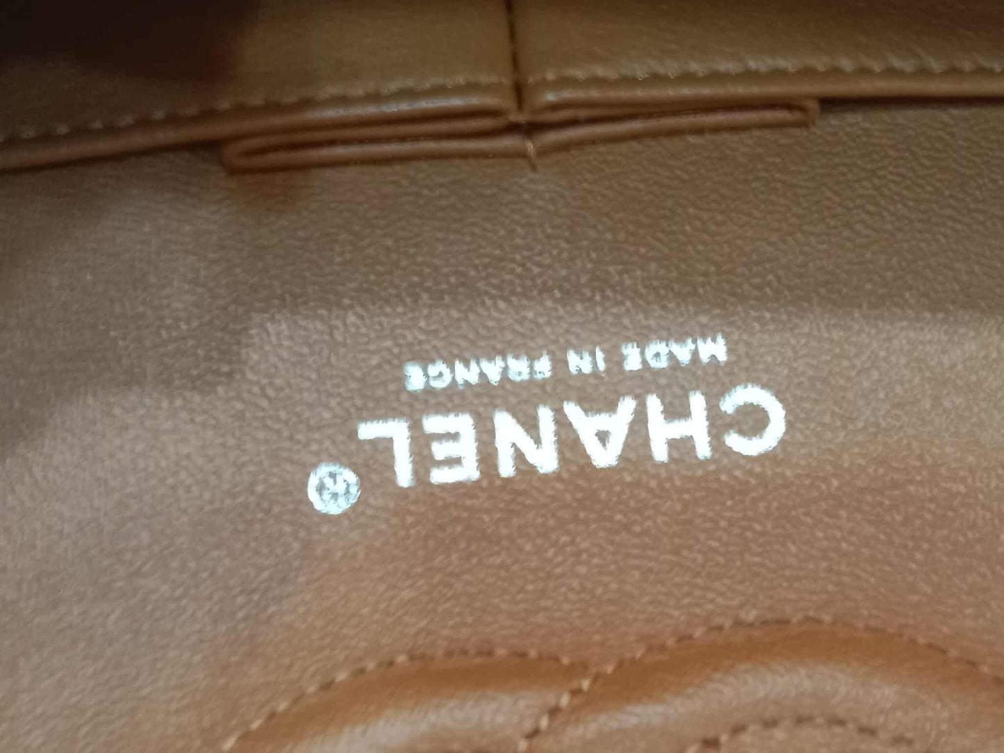 Chanel Classic Double Flap Medium Caramel Caviar Series 14