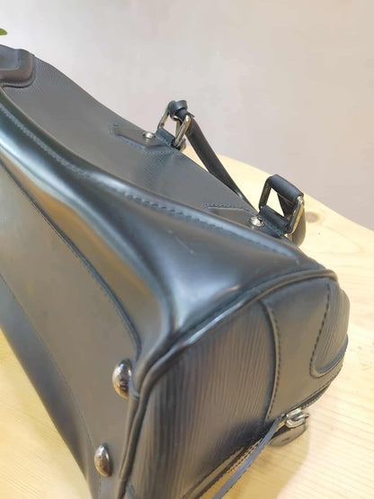 Louis Vuitton Bowling Montaige Epi Black PM