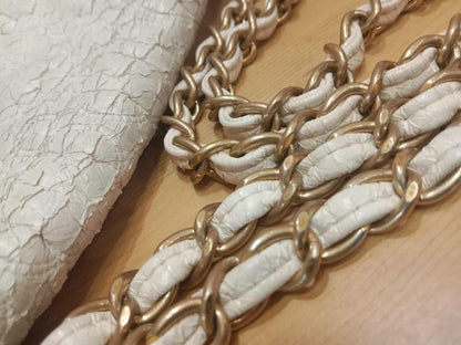 Chanel Rock in Moscow Flap Bag from the Pre-Fall Cream White Flap Bag Series 12