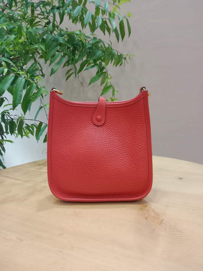 Hermes MIni Evelyne Orange Clemence Stamp Y 2020