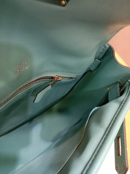 Hermes Berlin Mini Bleu Atoll Swift Stamp T 2015