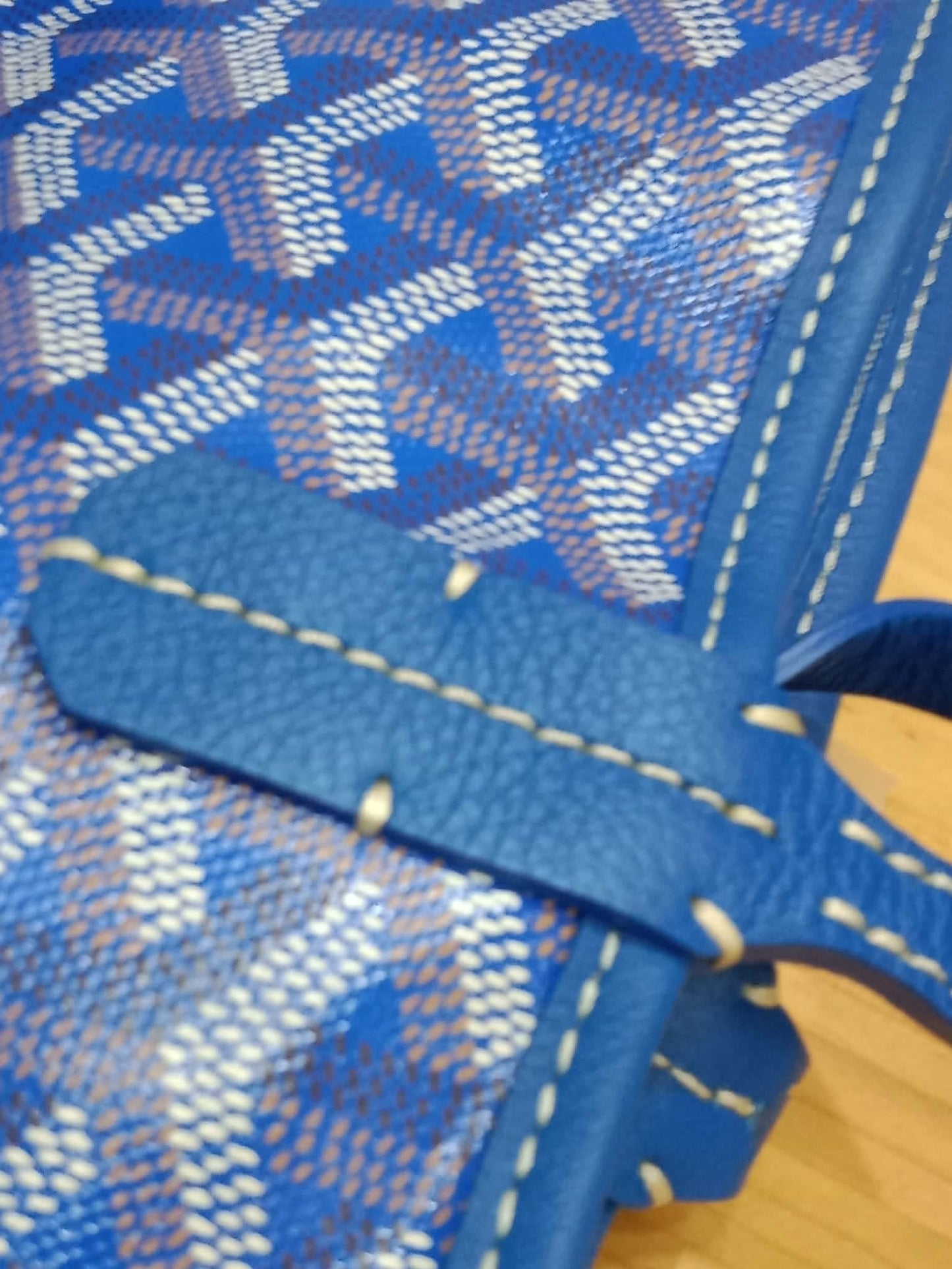 Goyard Saint Louis Tote Blue GM