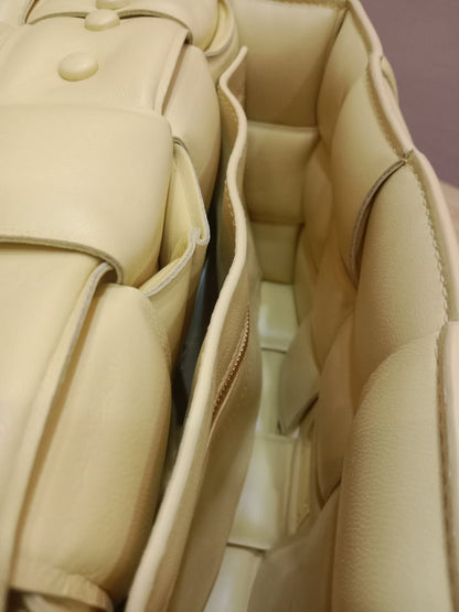 Bottega Veneta Chain Cassette Shoulder Bag Yellow