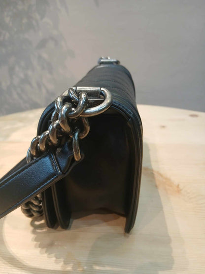 Chanel Leboy Lambskin Small Black Series 23