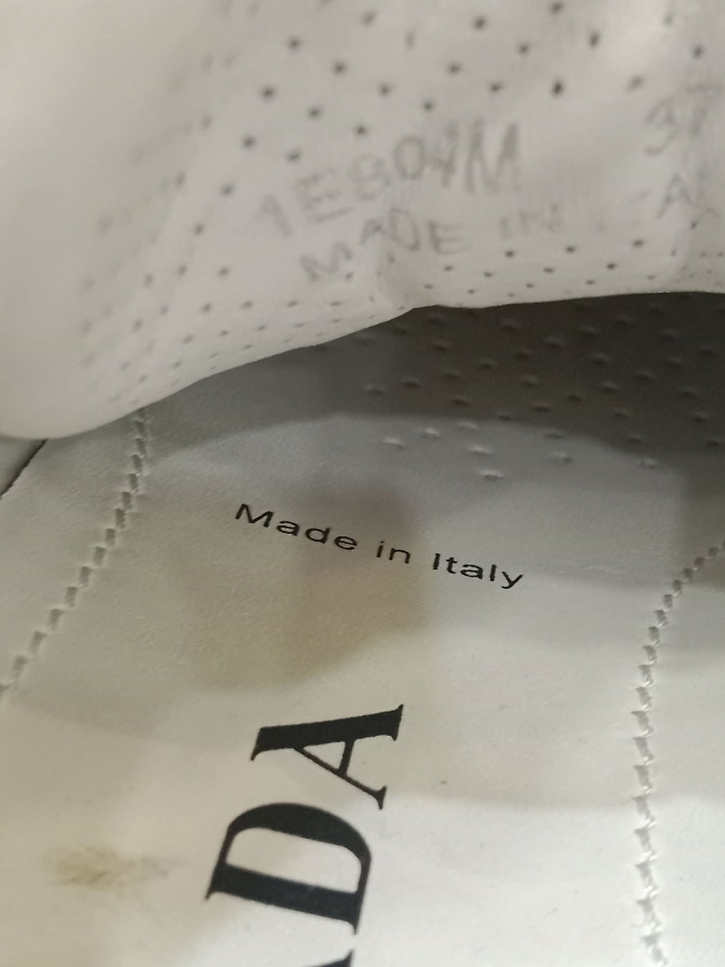Prada Prax 01 Sneakers White Size 37.5