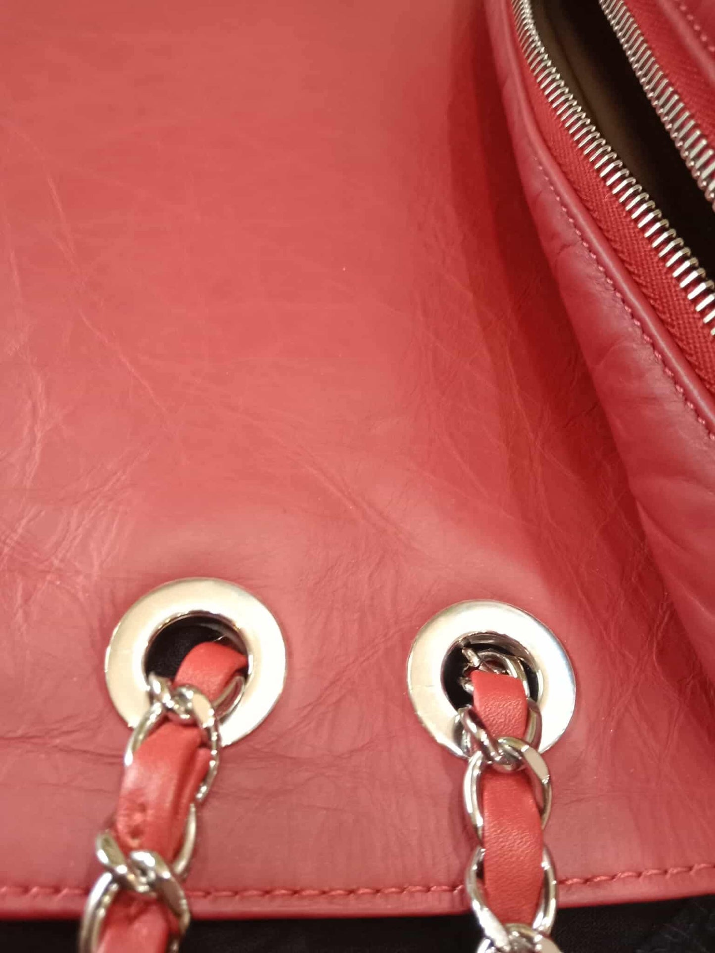 Chanel Mix Flap Messenger Bag Red Series 15