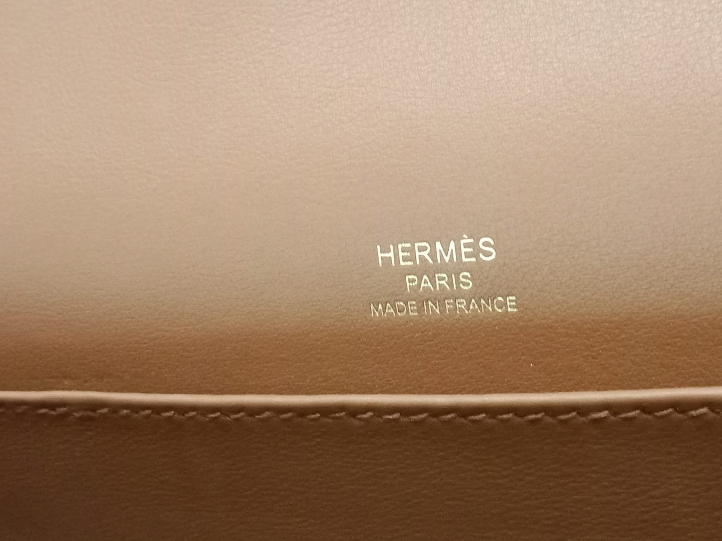 Hermes Geta Chevre Mysore/Swift Etoupe GHW Stamp U 2022
