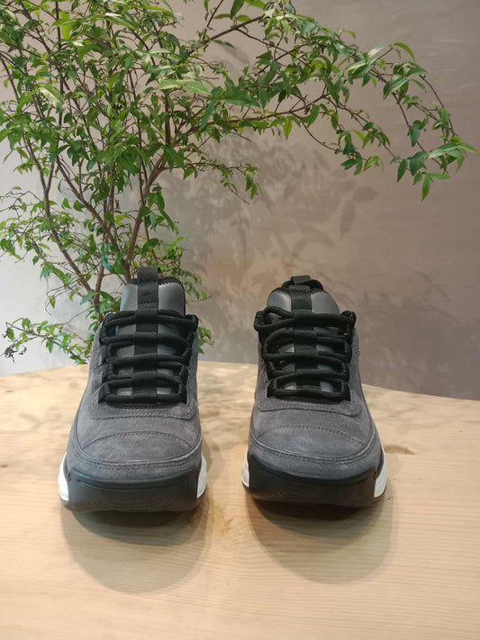 Chanel Suede Calfskin Grosgrain CC Sneakers Size 37
