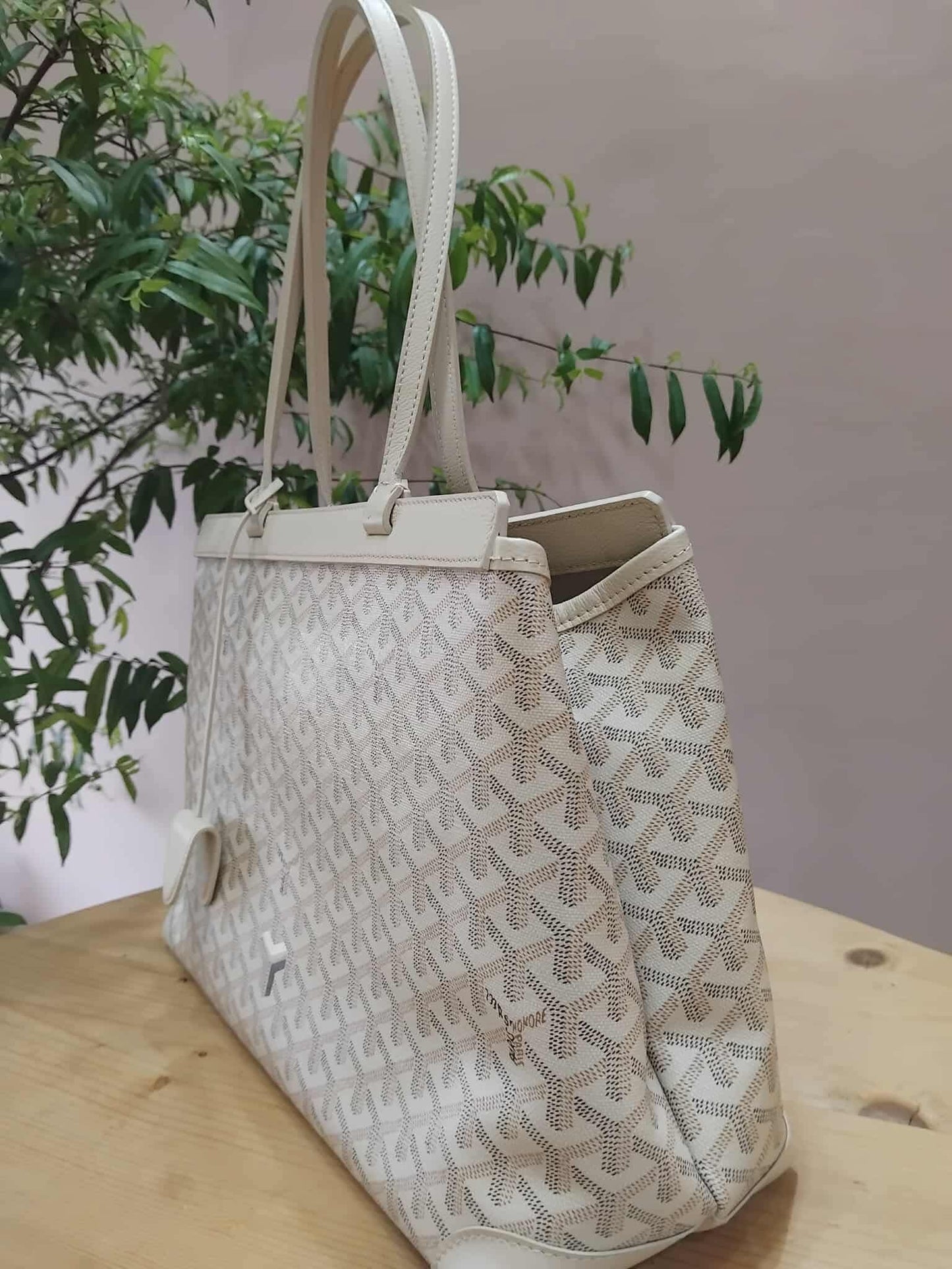 Goyard Bellechasse Biaude White PM