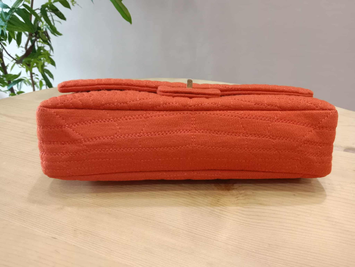Chanel 2.55 Reissue Double Flap in Coral Jersey Fabric Series 11