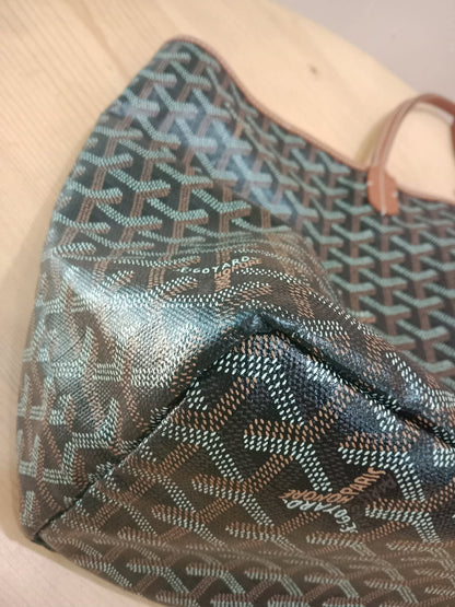 Goyard Saint Louis Tote Bag Noir/Naturelle PM