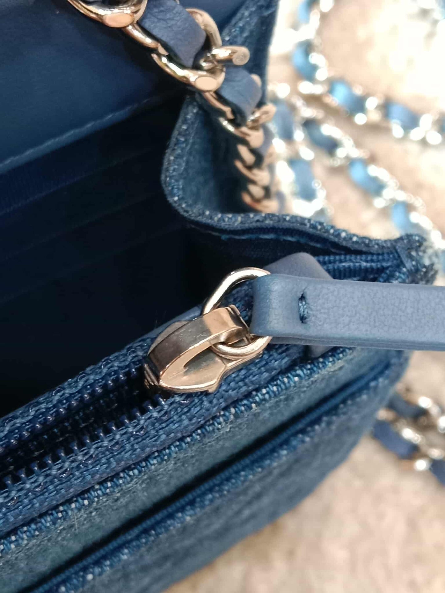 Chanel Wallet on Chain Denim Series 27