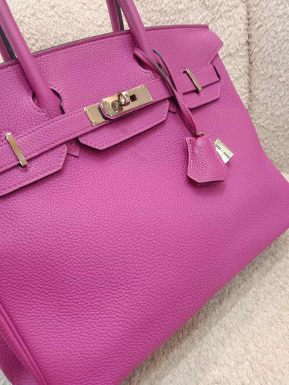 Hermes Birkin 30 Pink Fanta Togo Stamp A 2017