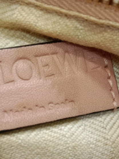 Loewe Suede Puzzle Bag Tricolor Blush Pink Medium
