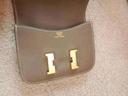 Hermes Constance Slim Etoupe Epsom Stamp B 2023