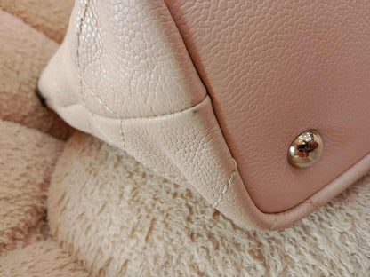 Chanel Shopping Fever Tote Bicolor Pink/Black Caviar Series 19