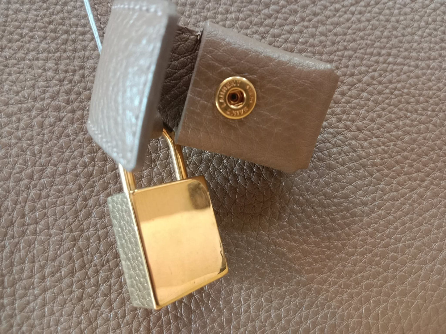 Saint Laurent Sac De Jour Taupe Grained Leather