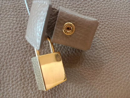 Saint Laurent Sac De Jour Taupe Grained Leather