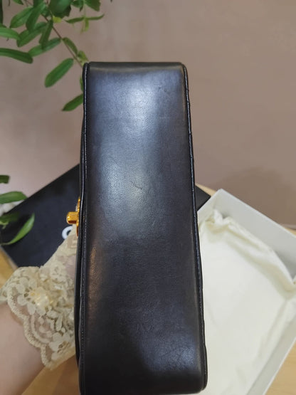 Chanel Diana Flap Bag Lambskin Black Series 3