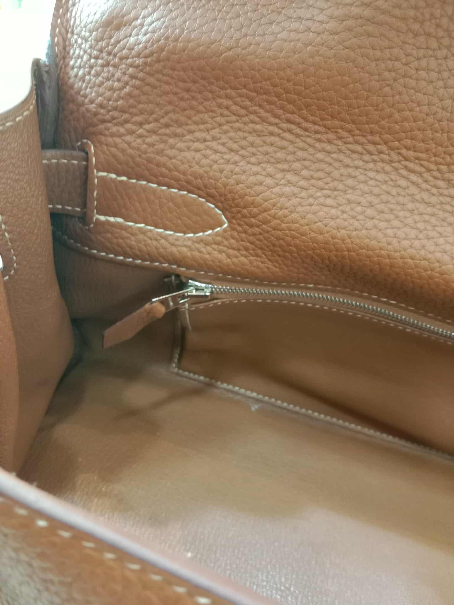 Hermes JPG 42 Gold Clemence Stamp N Square 2010