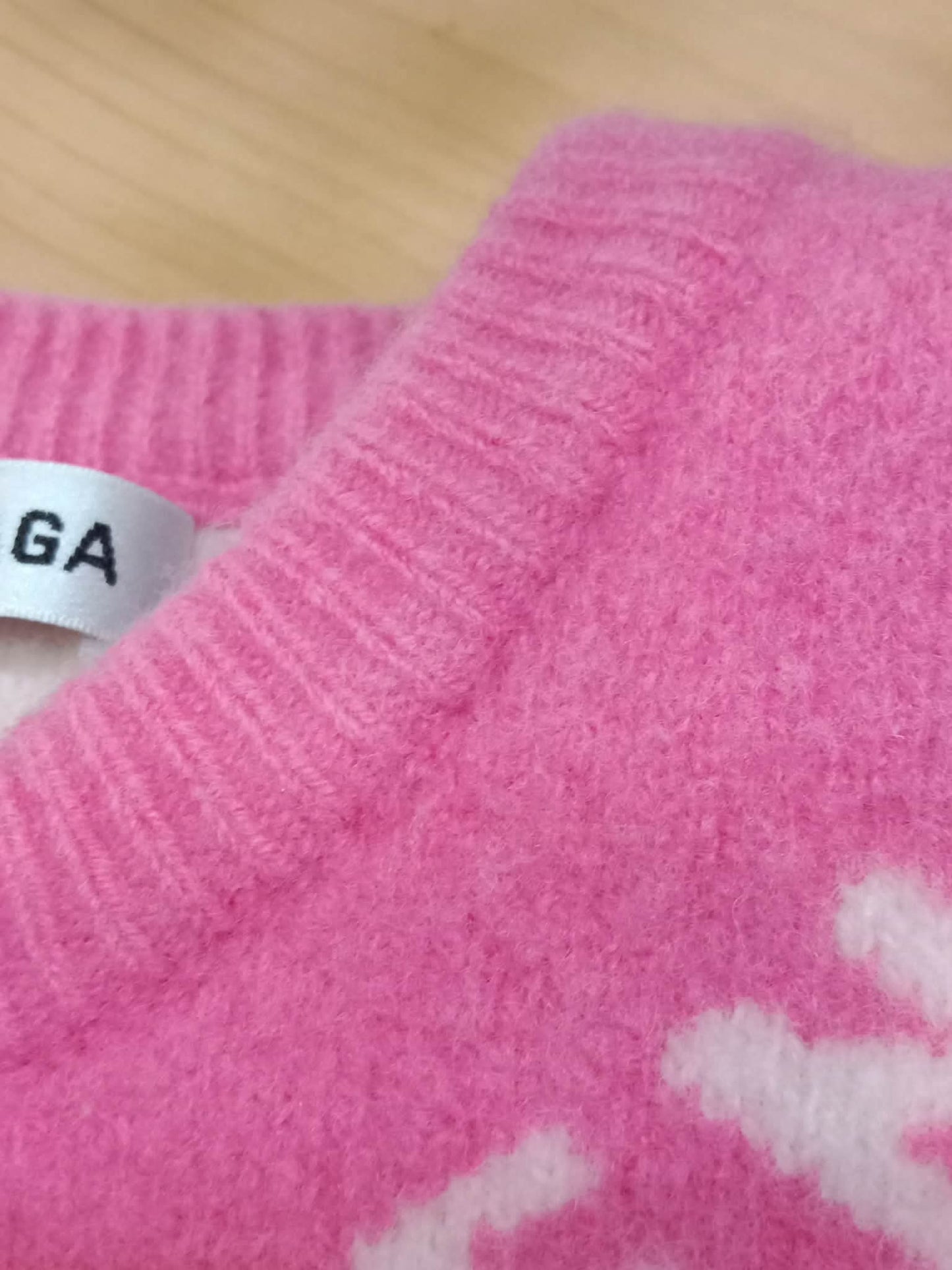 Balenciaga Wool Sweater Pink Size Small