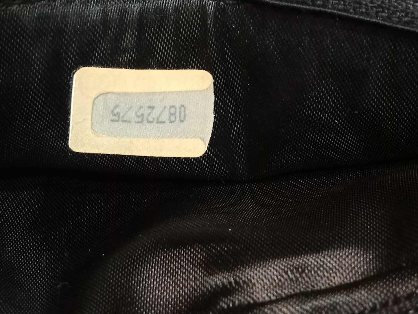 Chanel Vintage Chain Tassel Flap Bag Black Lambskin Series 0