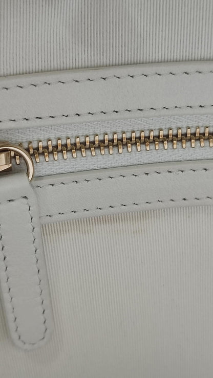 Chanel OCase Croc Embossed White Series 28