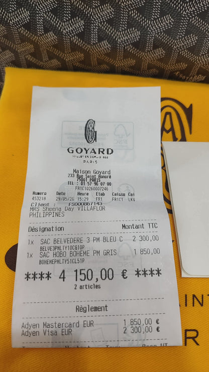 Goyard Boheme Gris PM Fullset