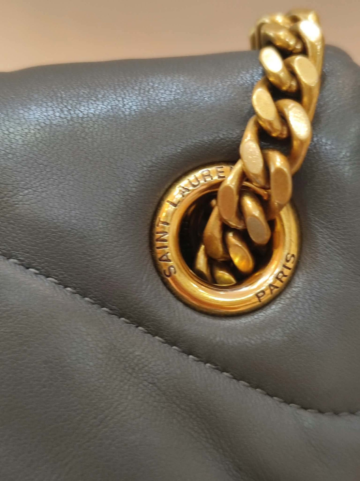 Saint Laurent Loulou Dark Gray Bag