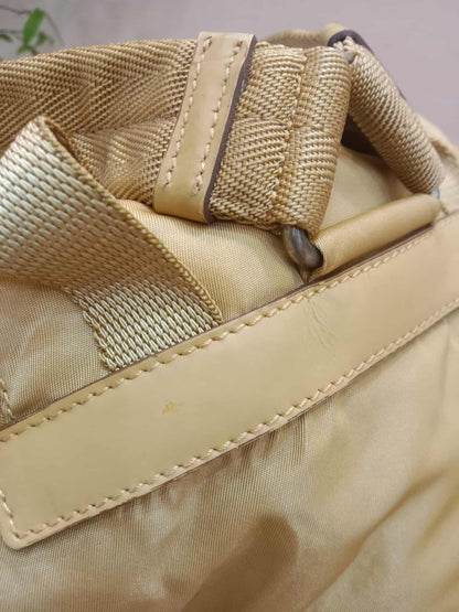 Prada Nylon Backpack Small Beige