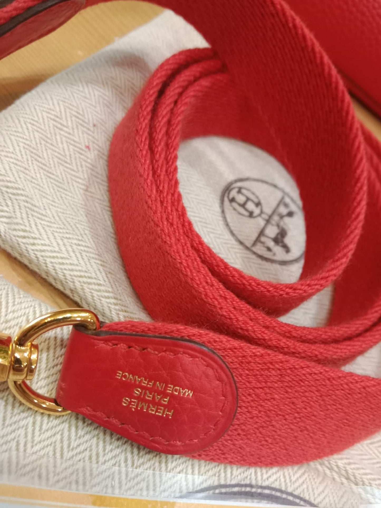 Hermes MIni Evelyne Orange Clemence Stamp Y 2020
