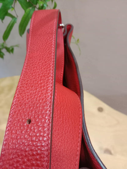 Hermes So Kelly 22 Togo Red Stamp R Square 2014