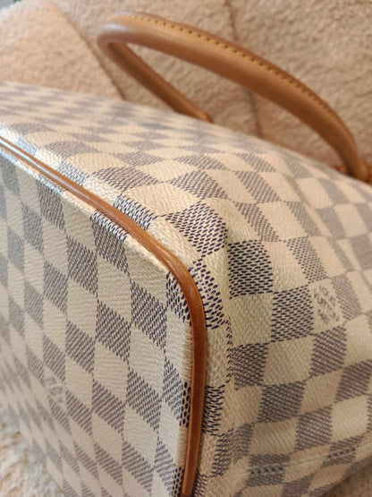 Louis Vuitton Damier Azur Saleya MM Handbag