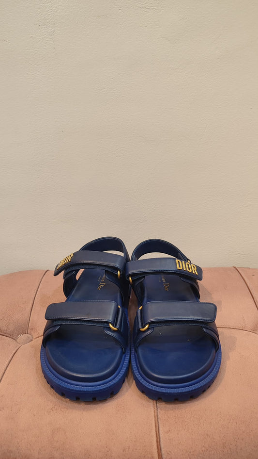 Dior Dioract Blue Royal Lambskin Size 38