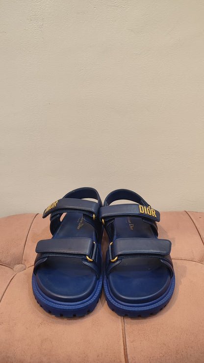 Dior Dioract Blue Royal Lambskin Size 38