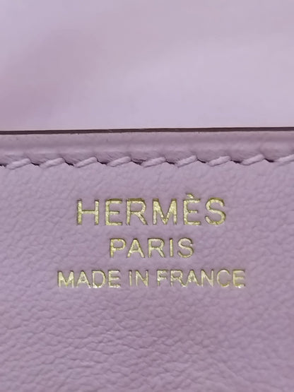 Hermes Birkin 25 Mauve Sylvestre Swift Rose Gold Hardware Stamp W 2024