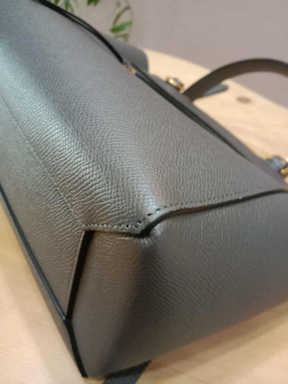 Celine Mini Belt Bag Grey in Grained Calfskin GHW