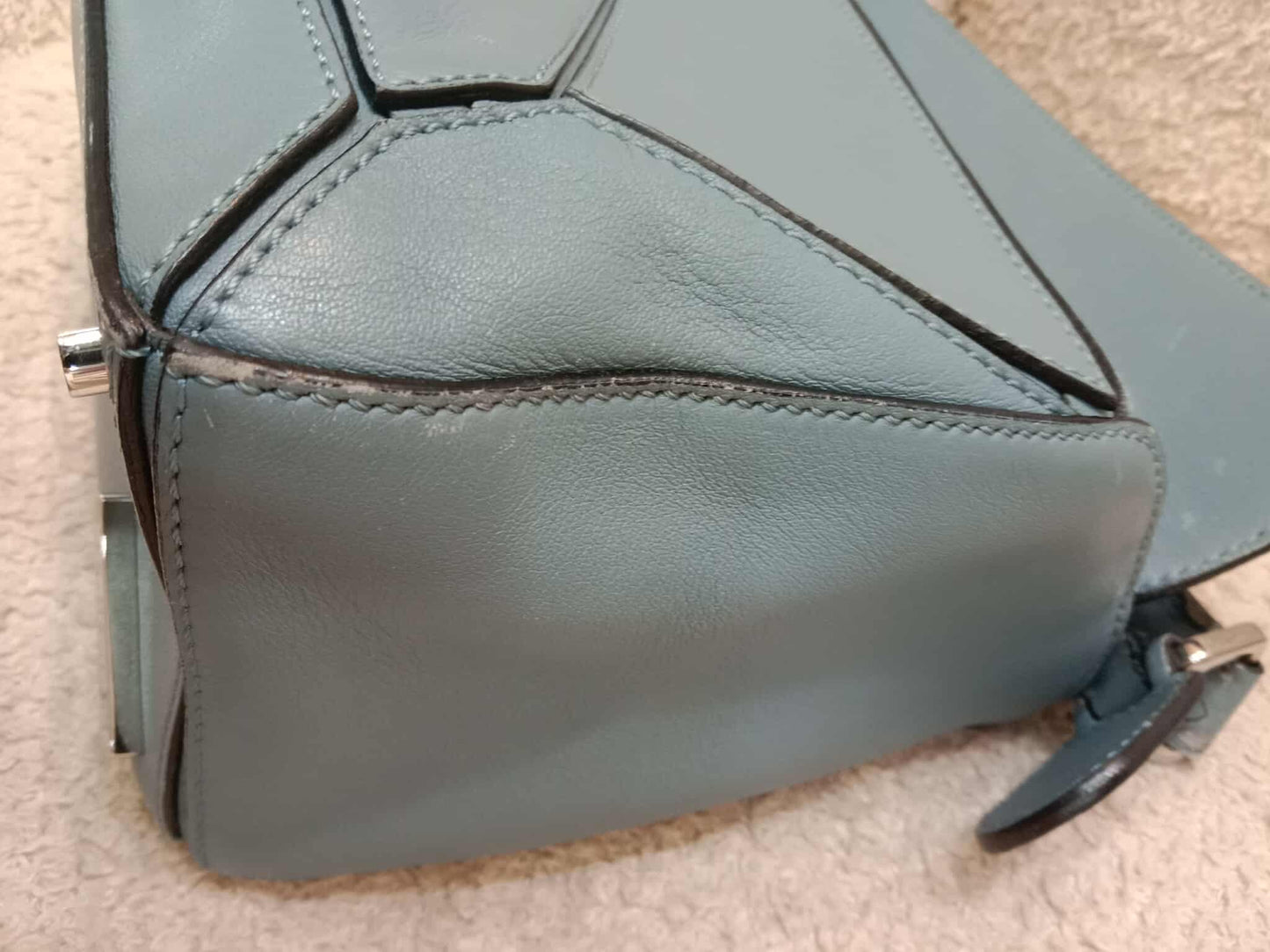 Loewe Puzzle Bag Small Blue