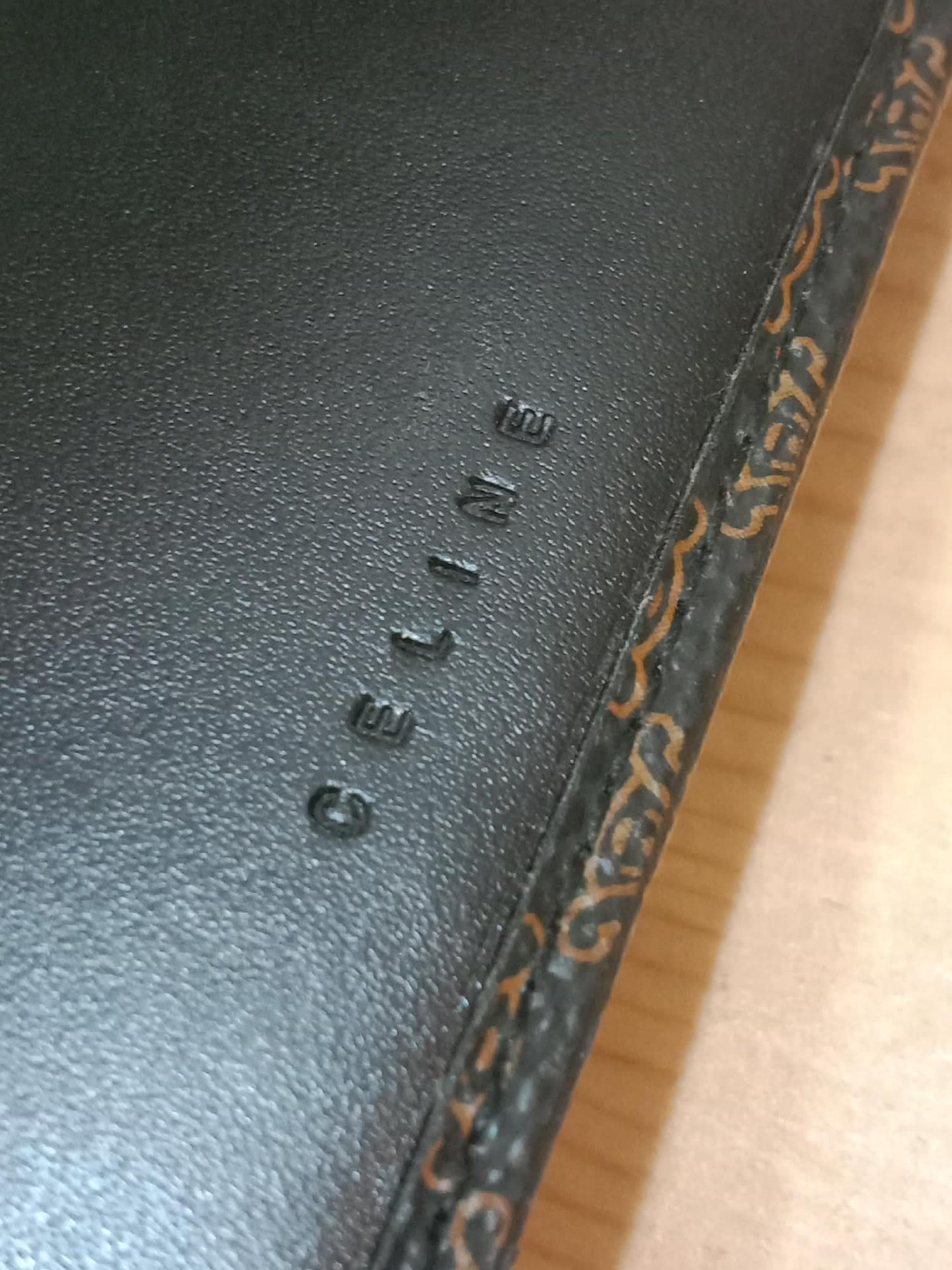 Celine Macadam Bi-Fold Wallet Triomphe Monogram Pattern