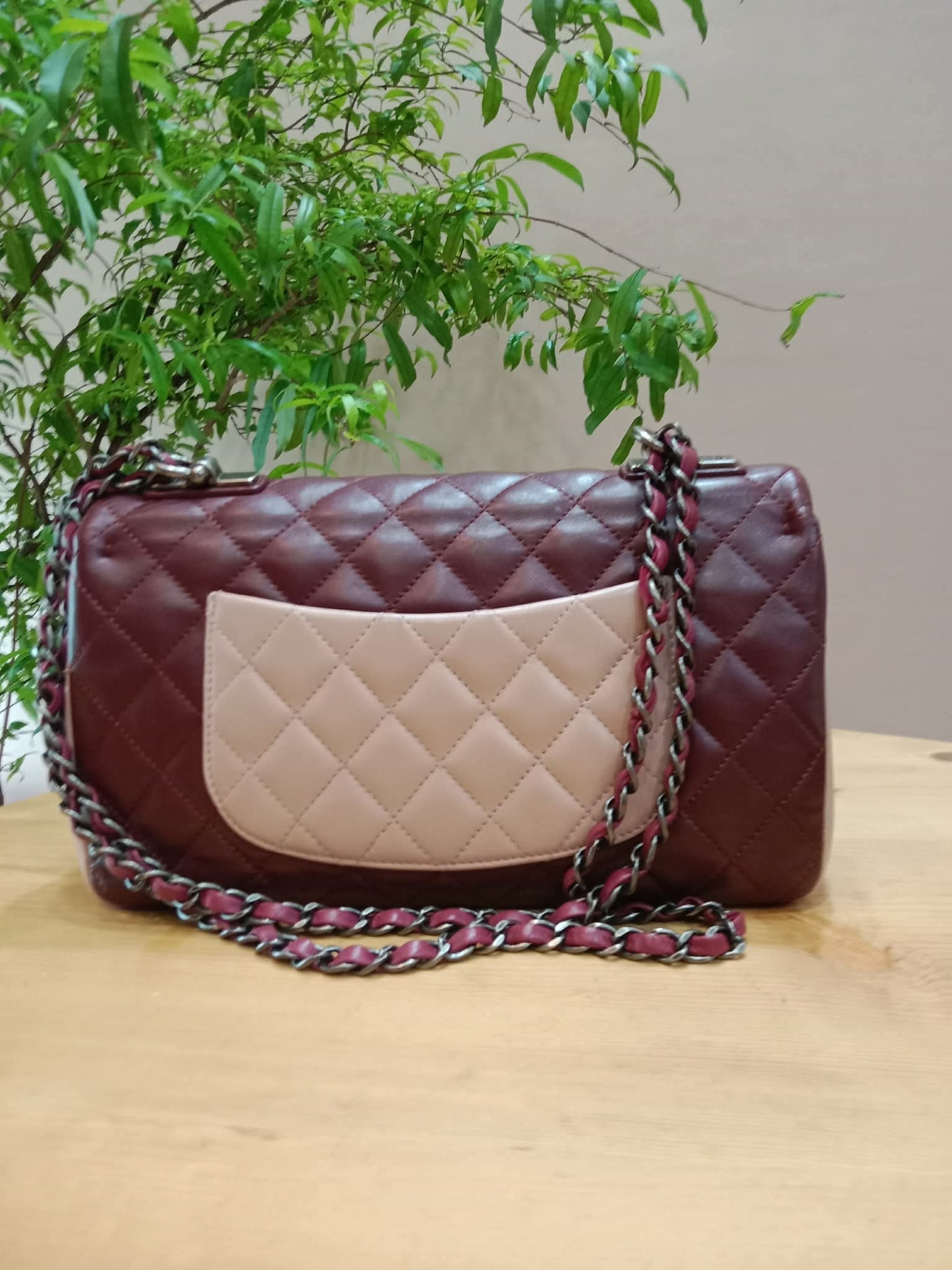Chanel Tricolor Classic Single Flap Series 20