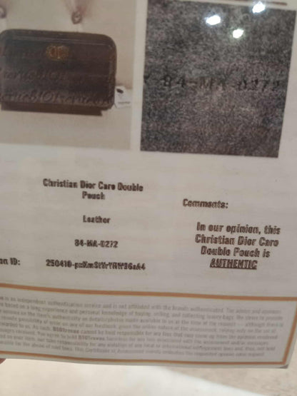 Christian Dior Caro Double Pouch Shoulder Bag Black