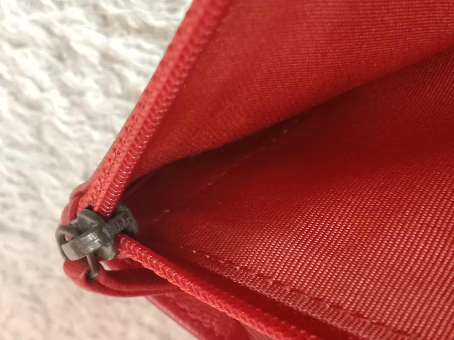 Chanel Wallet on Chain Lambskin Red Series 13